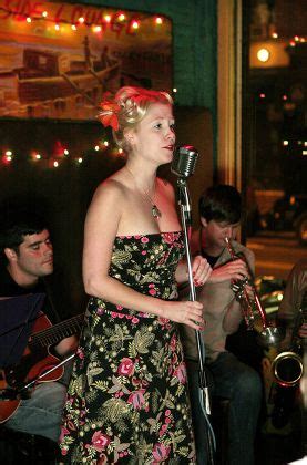 Linnzi Zaorski Performing Her Band Delta Editorial Stock Photo Stock