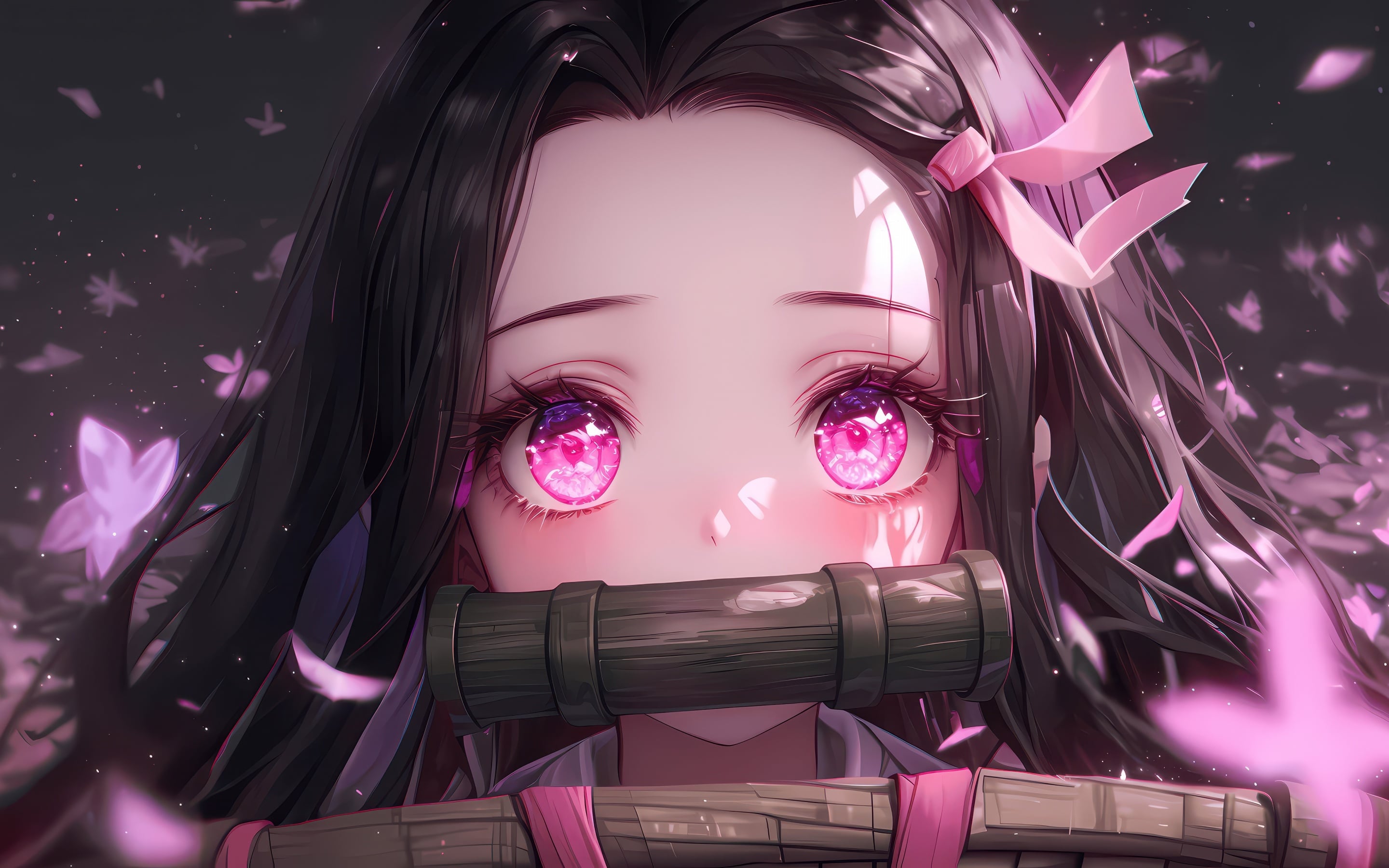 Nezuko Kamado Wallpaper 4K Anime Girl