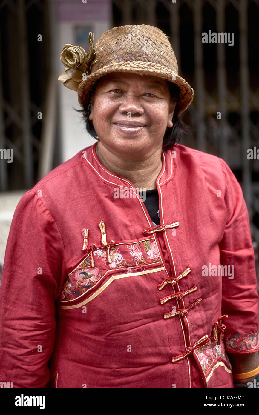 Portrait Asian Woman Smiling Thailand Southeast Asia Asian People
