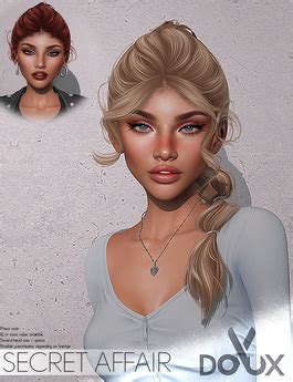 Second Life Marketplace Doux Secret Affair Hairstyle Demo