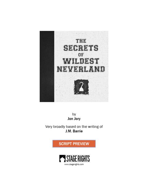 Secrets Of Wildest Neverland Preview New Pdf Peter Pan Lost Boys Peter Pan